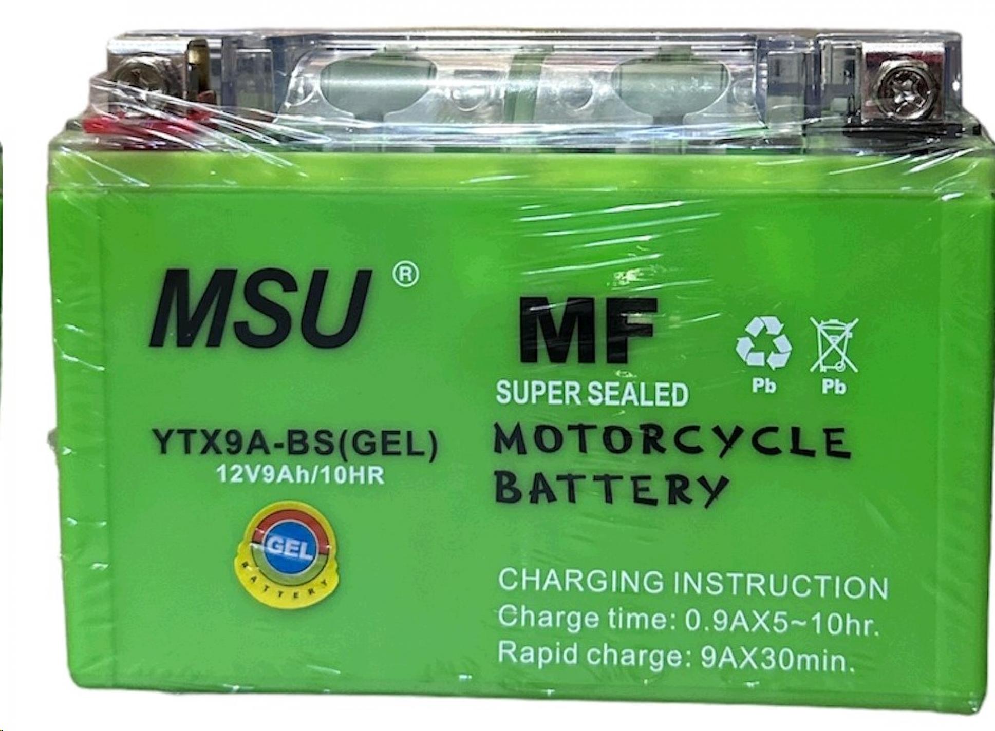 АКБ 12V 9A гелевый (151x86x106) зеленый MSU VDK-7