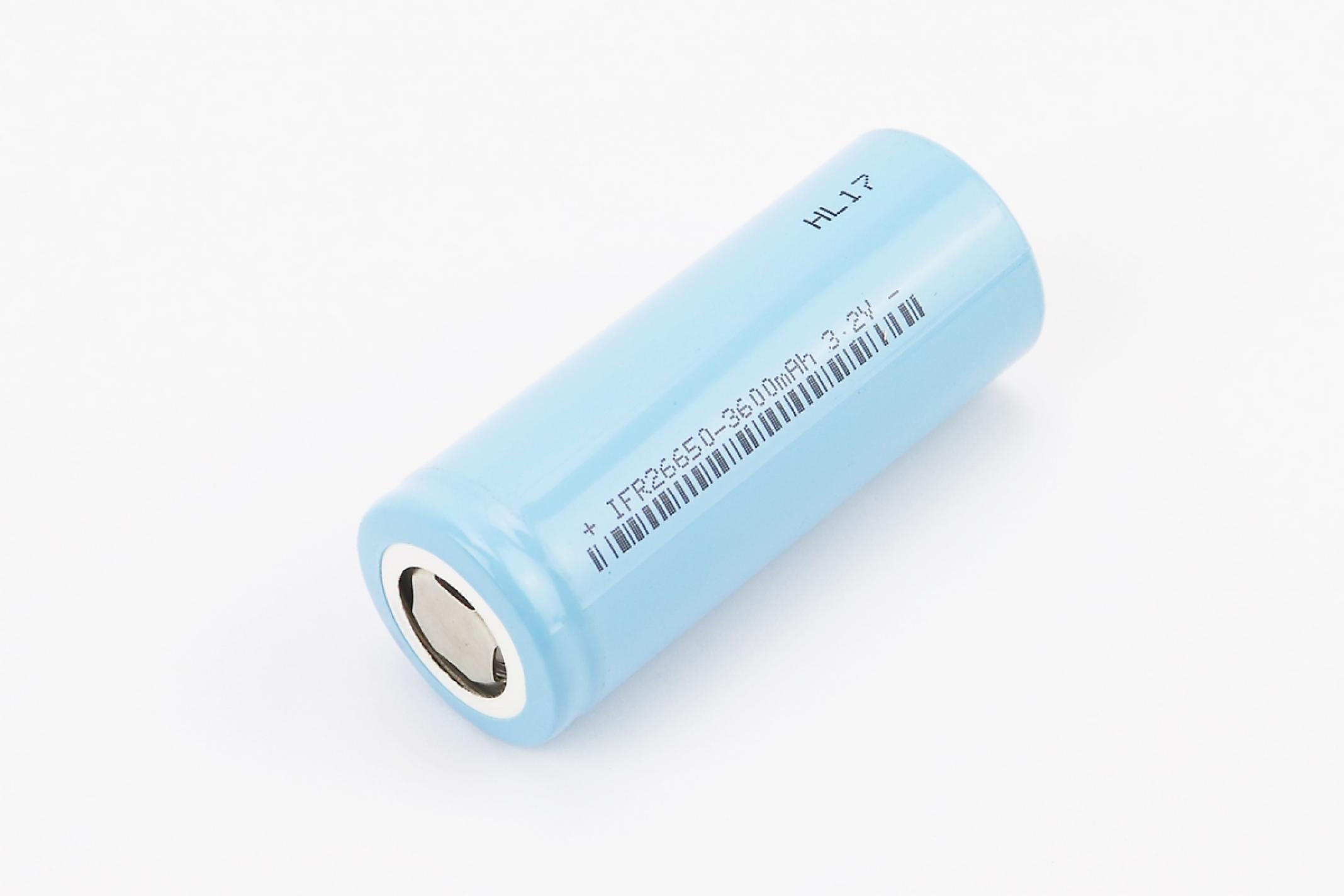 Акумуляторна батарея 3.2V 3C 26650 3600mAh Li-ion (L65*D26mm) KS