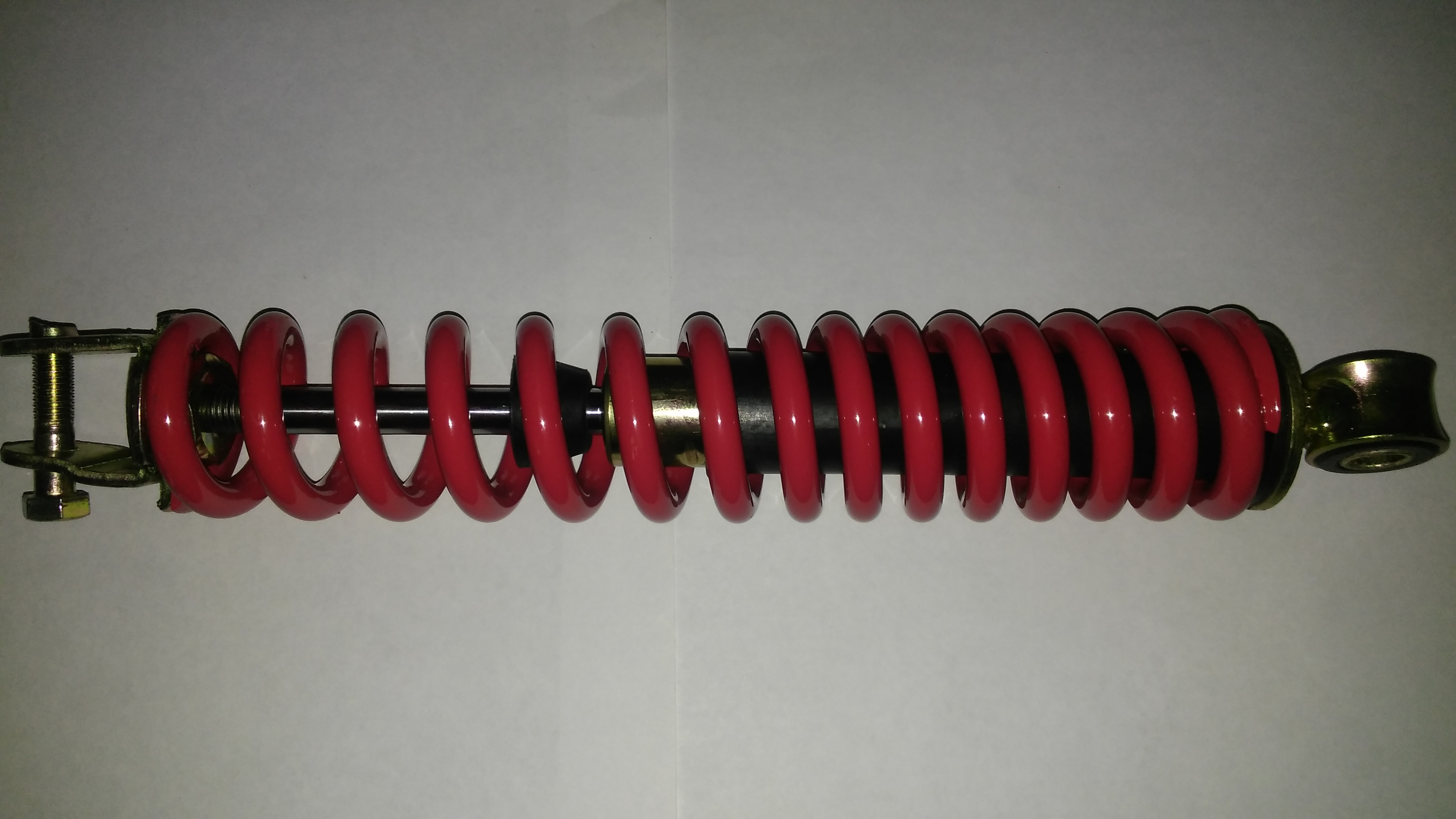 Амортизатор GY6, DIO, TACT 275mm, регулируемый (красный) AMG