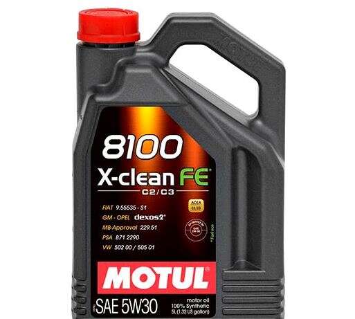 Масло автомобильное, 4л (синтетика, 5W-30, 8100 X-CLEAN FE) MOTUL (#104776)