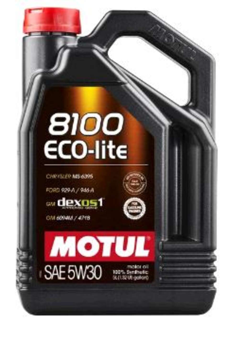 Масло автомобильное, 5л (синтетика, 5W-30, 8100 ECO-LITE) MOTUL (#108214)