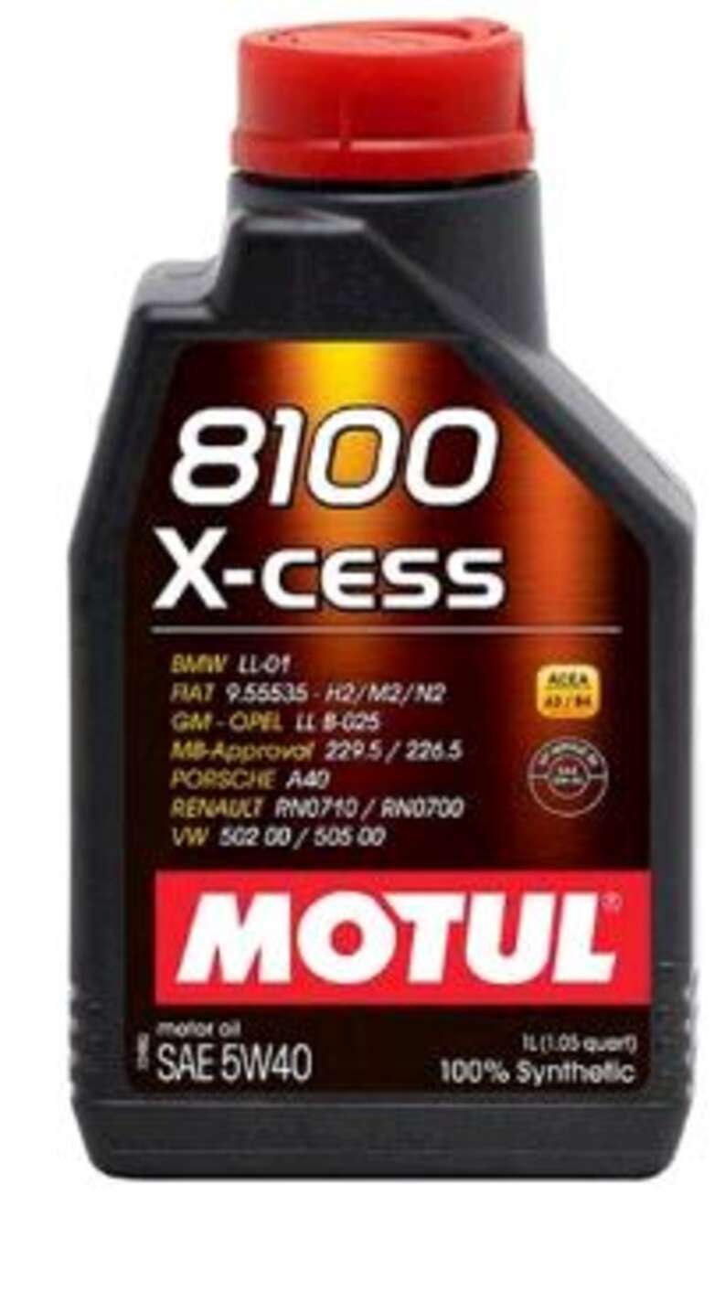 Масло автомобильное, 1л (синтетика, 5W-40, 8100 X-CESS) MOTUL (#102784)