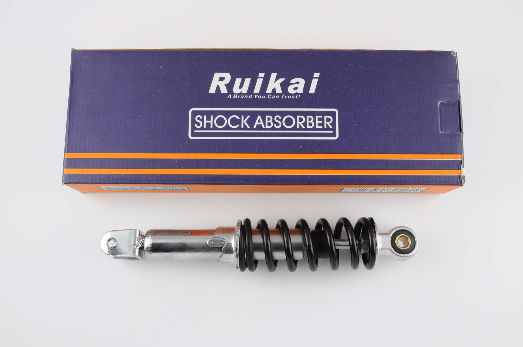 Амортизатор GY6, DIO, TACT 275mm, регулируемый (черный) RUIKAI mod B