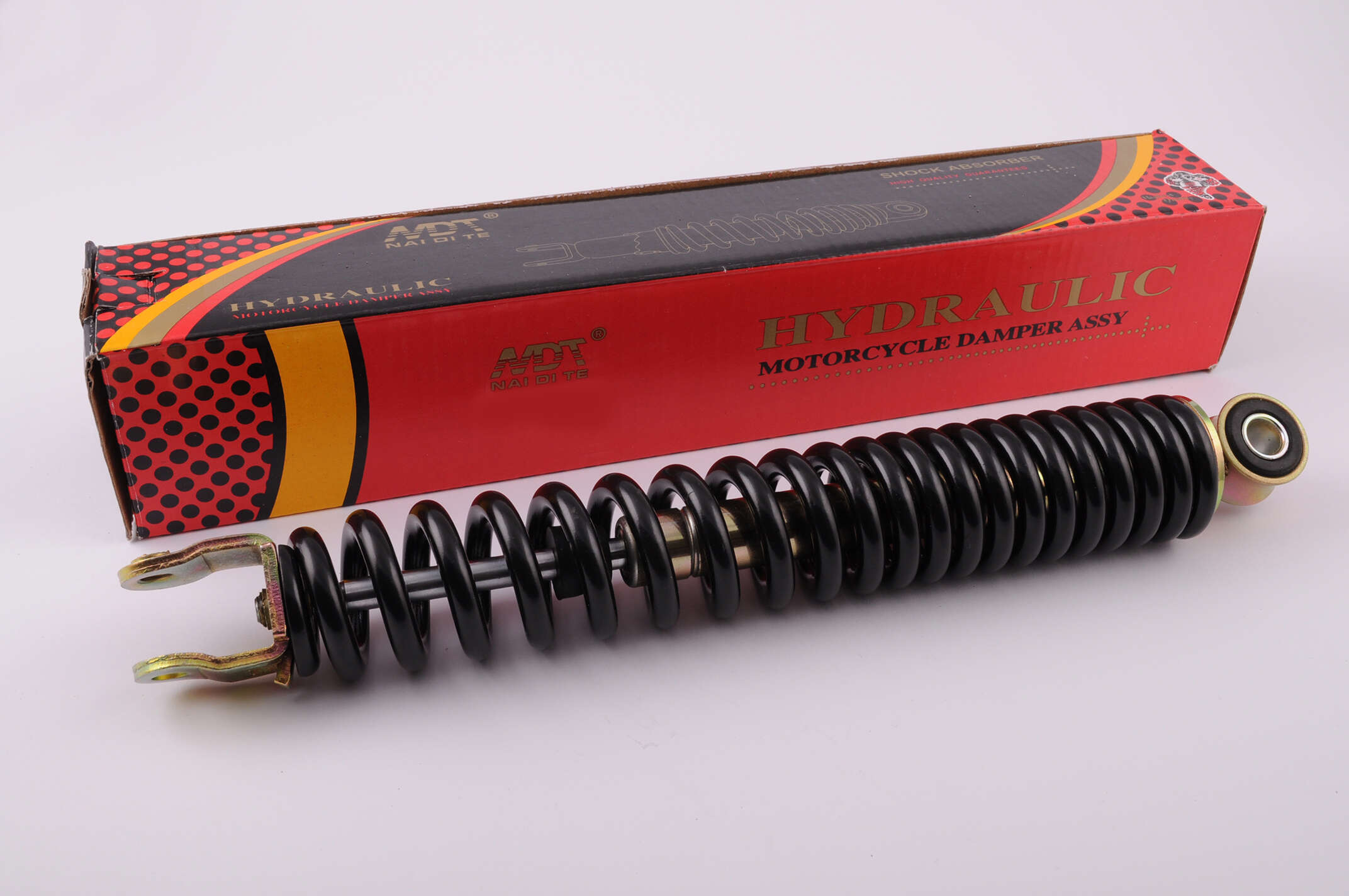 Амортизатор GY6, DIO, LEAD 290mm, стандартный (черный) NDT