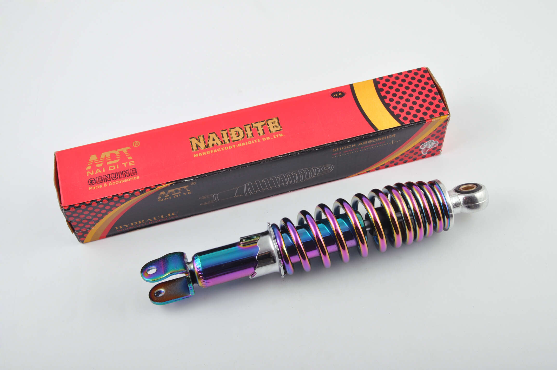 Амортизатор GY6, DIO, LEAD 280mm, регулируемый (плазма) NDT