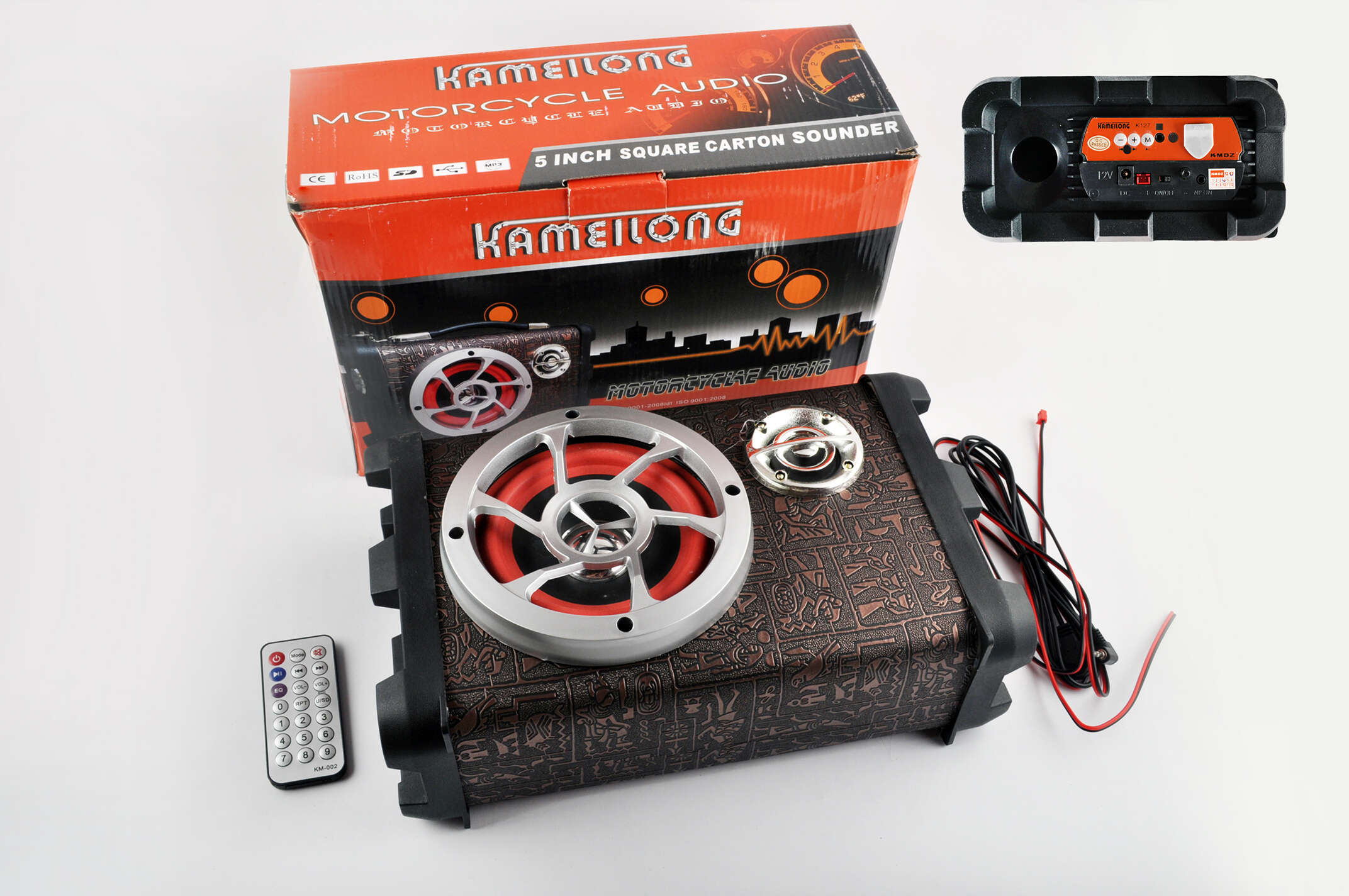 Сабвуфер KAMEILONG mod:KA-75F-FM (5, бронза Egypt, FM/MP3/MicroSD/USB/AUX, ПДУ)
