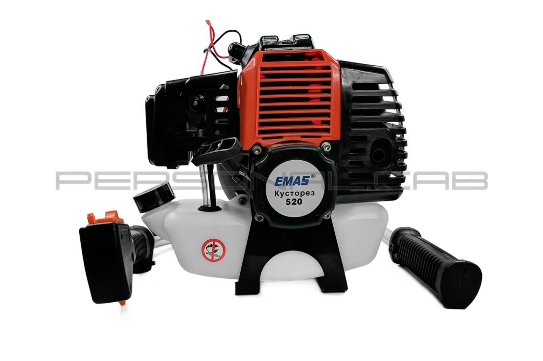 Бензотриммер (мотокоса) EMAS CG520 (Нож 3Т, шпуля пластиковая, ремень) EVO