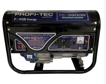 Бензогенератор PROFI-TEC PE-3800G, 3,5-3,8 кВт, ручной стартер SVET