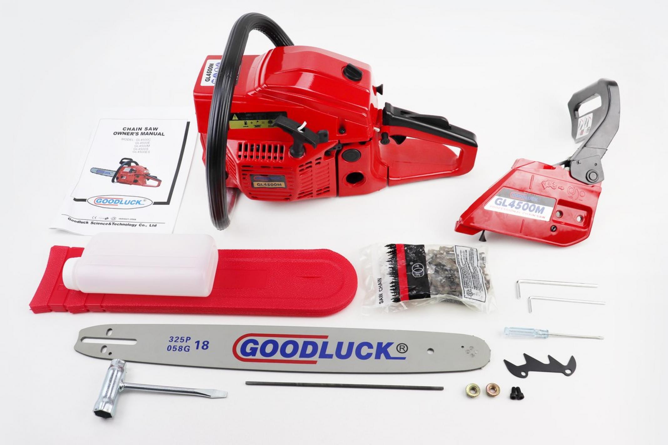 Бензопила Goodluck 4500 (1 шина, 1 цепь) 45cc , 2кВт KS-2