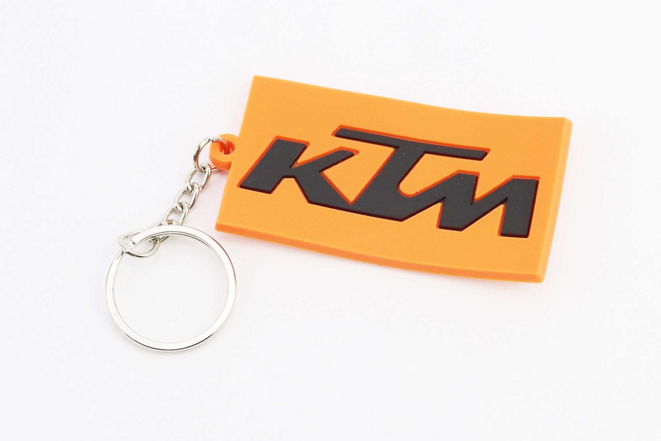 Брелок резиновый KTM (квадрат) 63х34мм KS