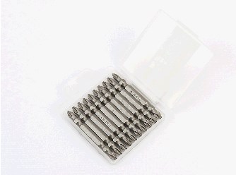 Бита двухсторонняя PH2/PH2 65мм 1/4 S2 10шт KS