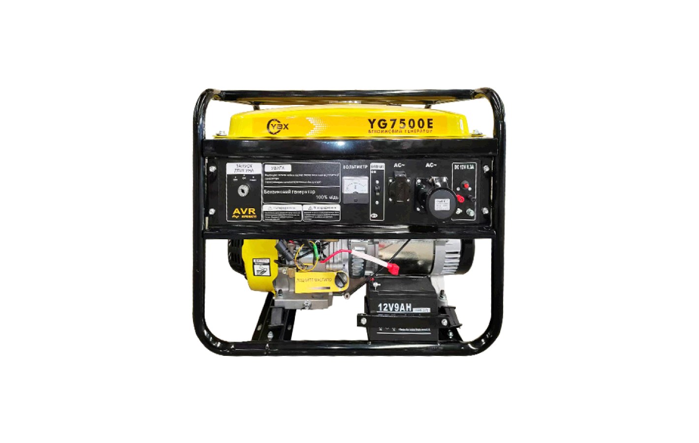 Бензогенератор YG7500 (6KW) електрический стартер AMG