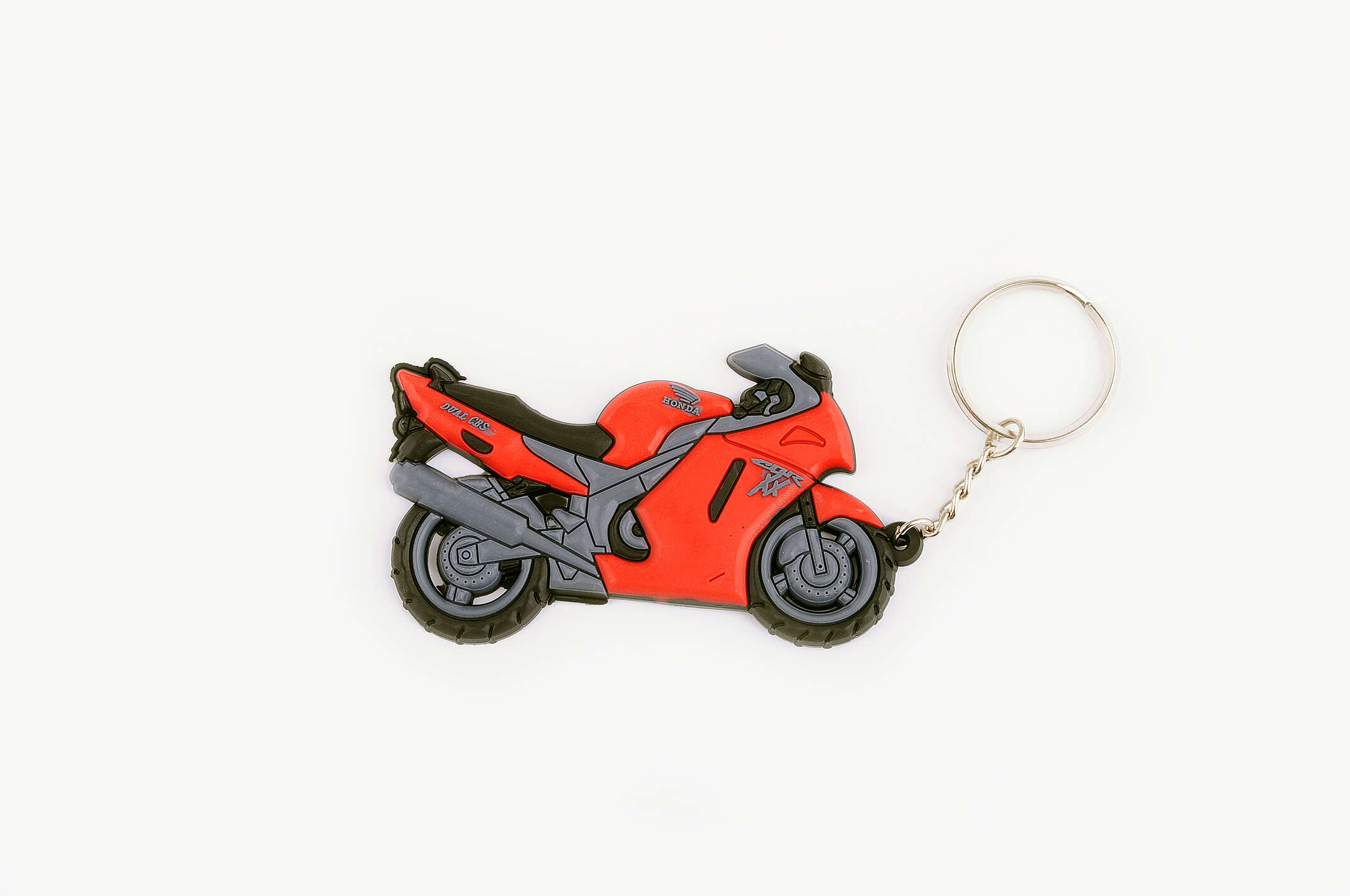 Брелок резиновый байк HONDA CBR (красный) (#YSK002B)