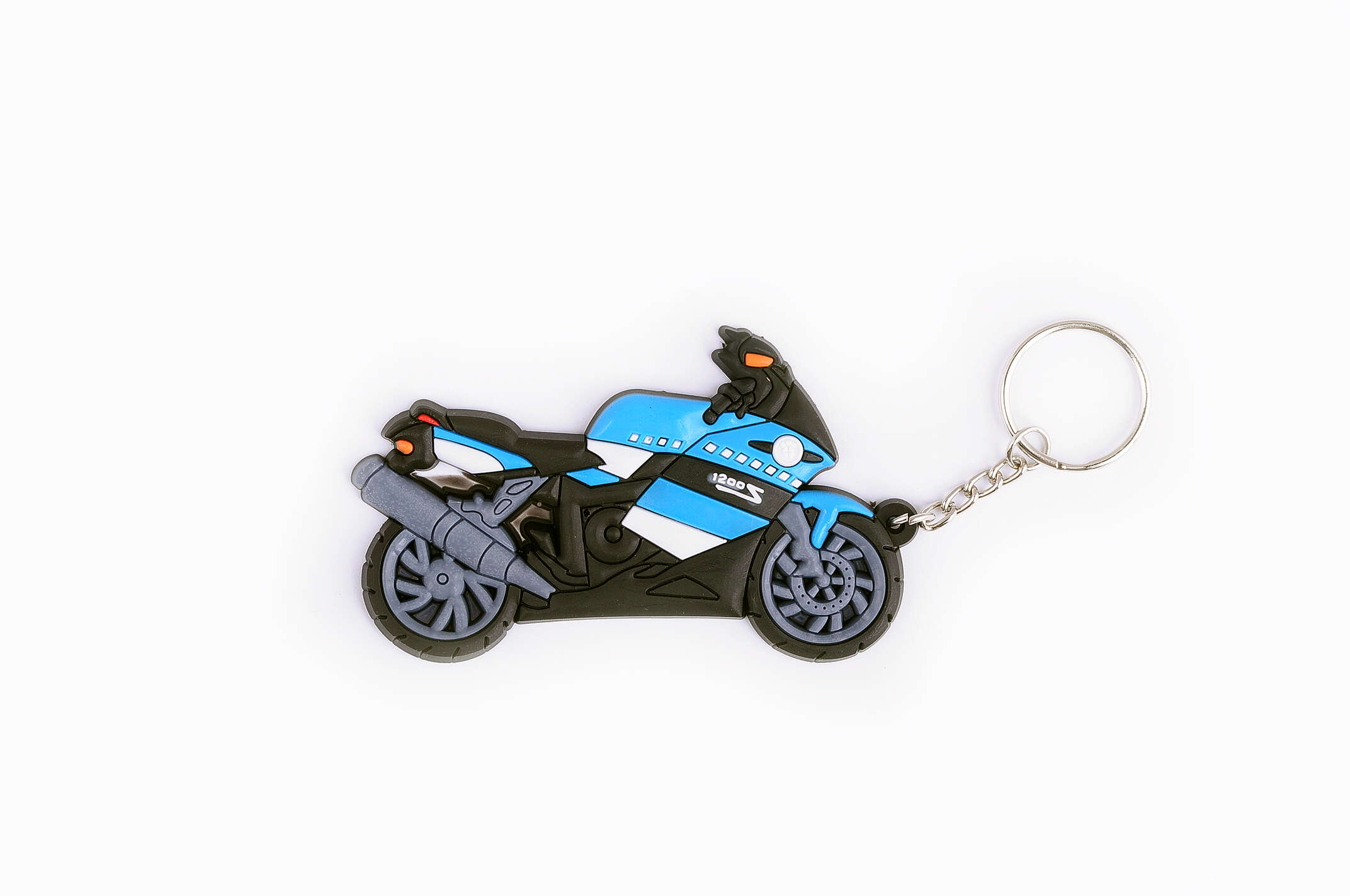 Брелок резиновый байк (синий) BMW 1200 (#YSK002C)