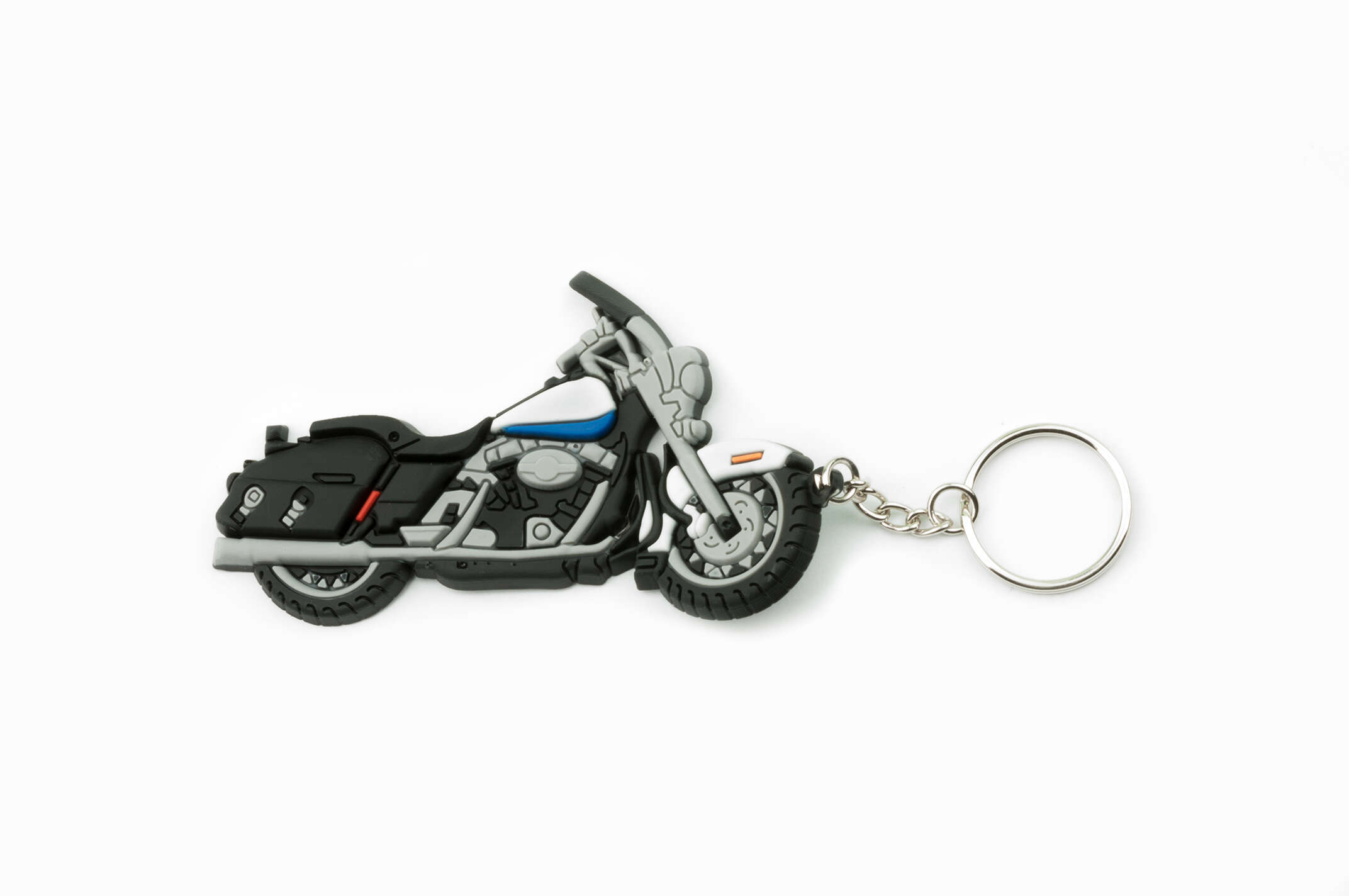 Брелок резиновый байк HARLEY-DAVIDSON (черный) (#YSK131)