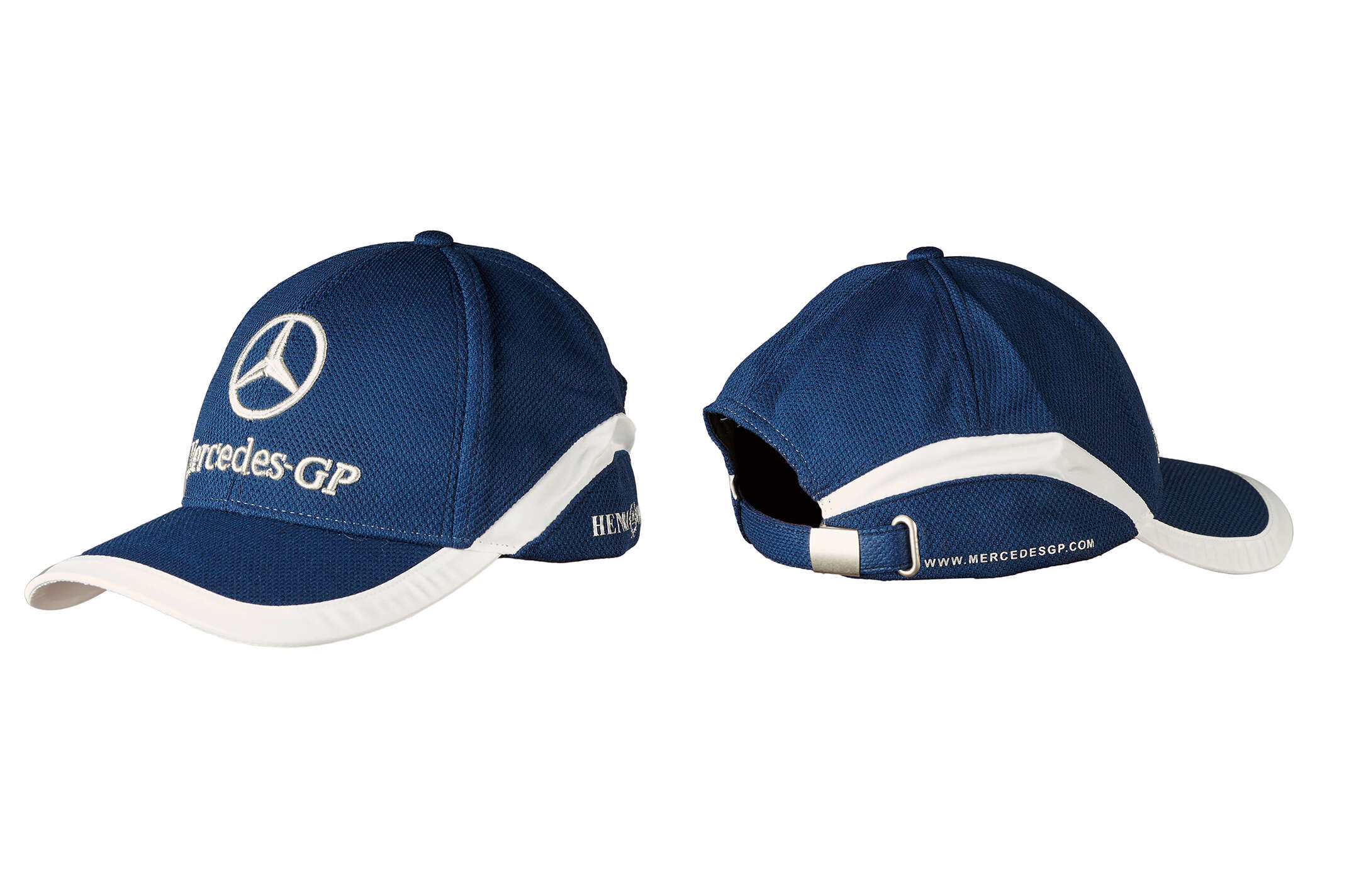 Бейсболка Mercedes-Benz (синяя, 100% хлопок)