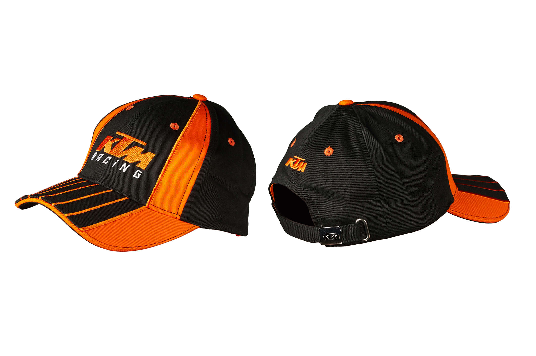 Бейсболка KTM RACING (черно-оранжевая, 100% хлопок) (mod: 1)