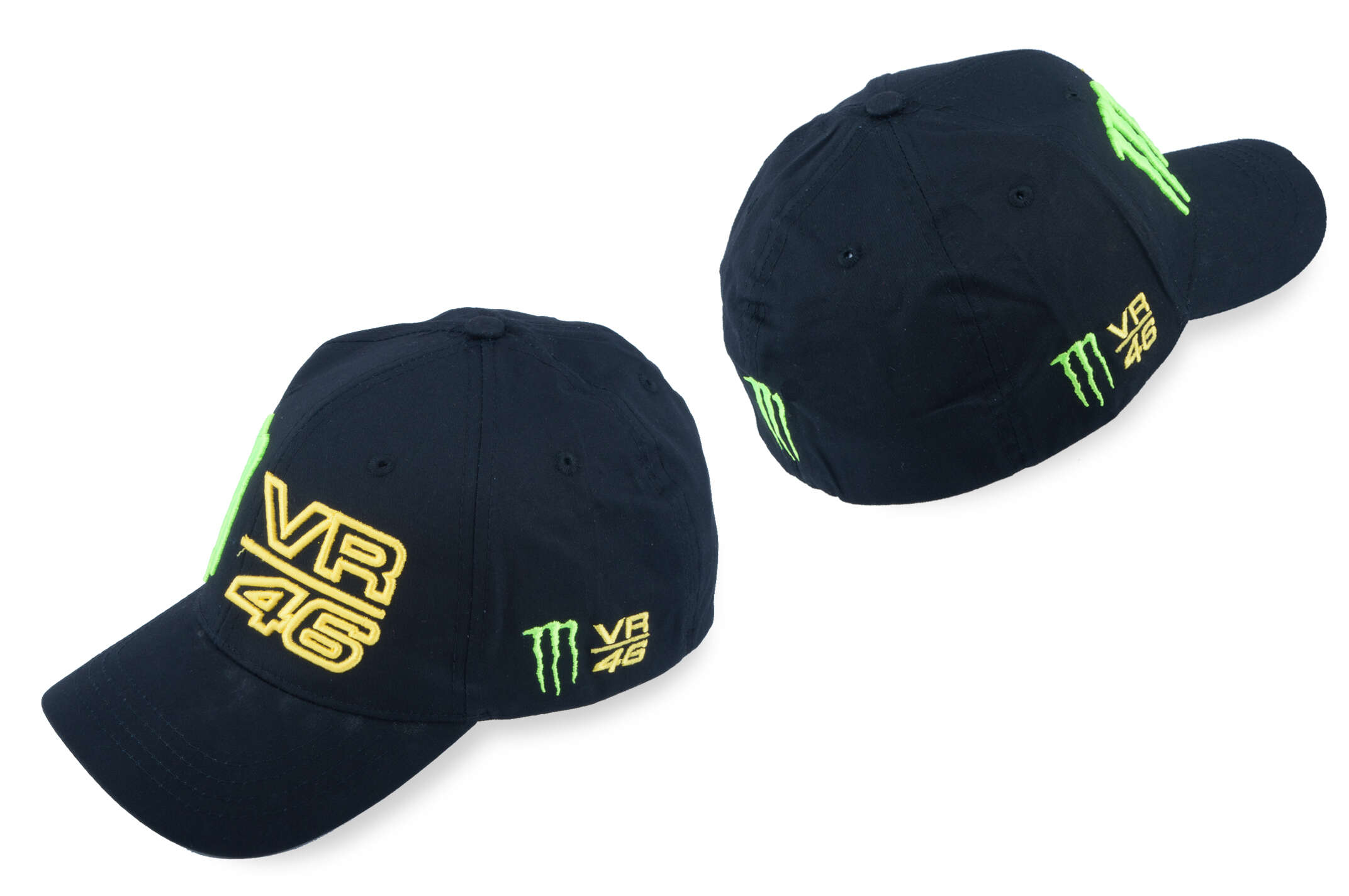 Бейсболка 46 VALENTINO ROSSI AND MONSTER ENERGY (черная)