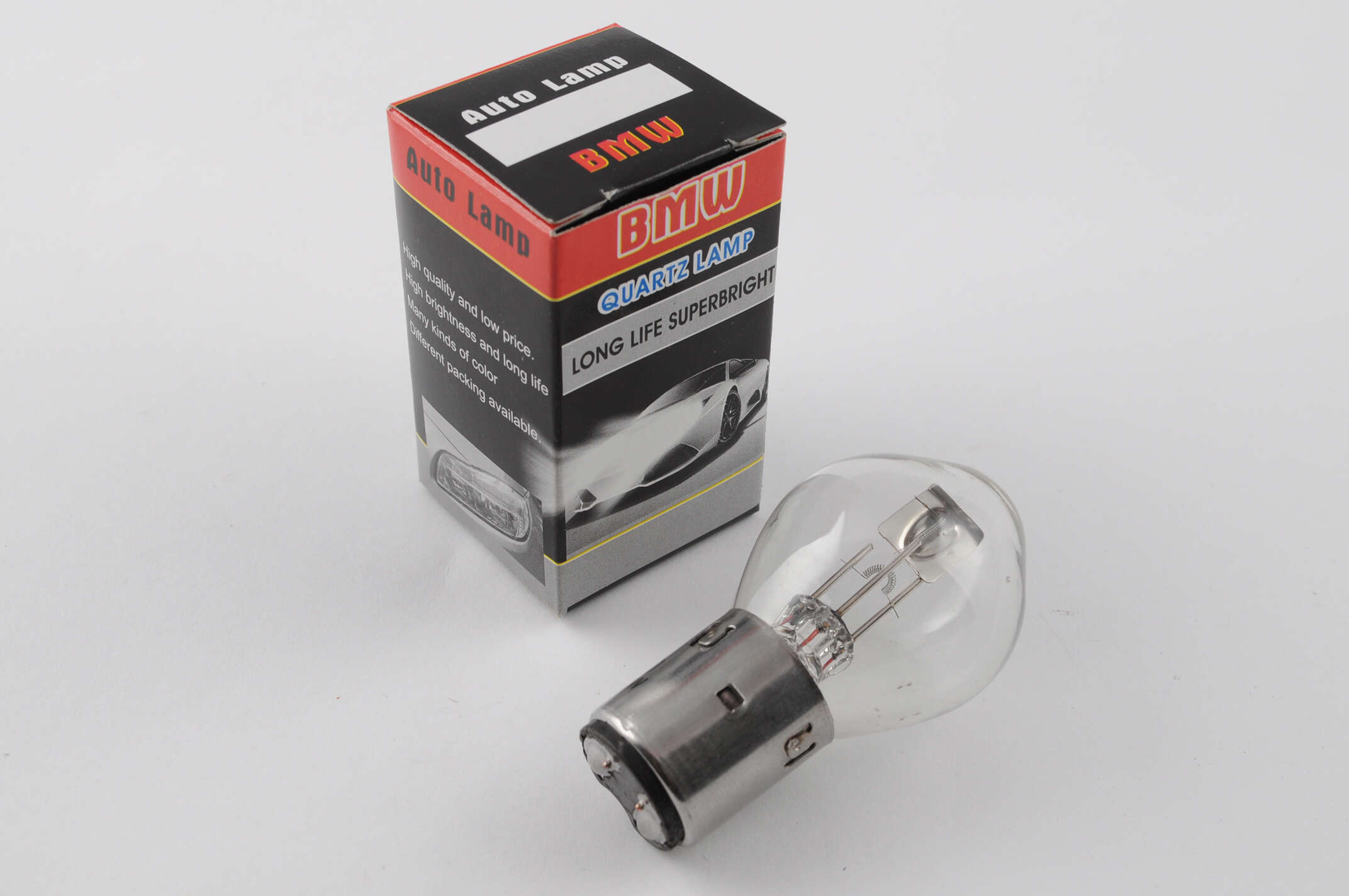 Лампа BA20D (2 уса) 12V 25W/25W (груша) BMW