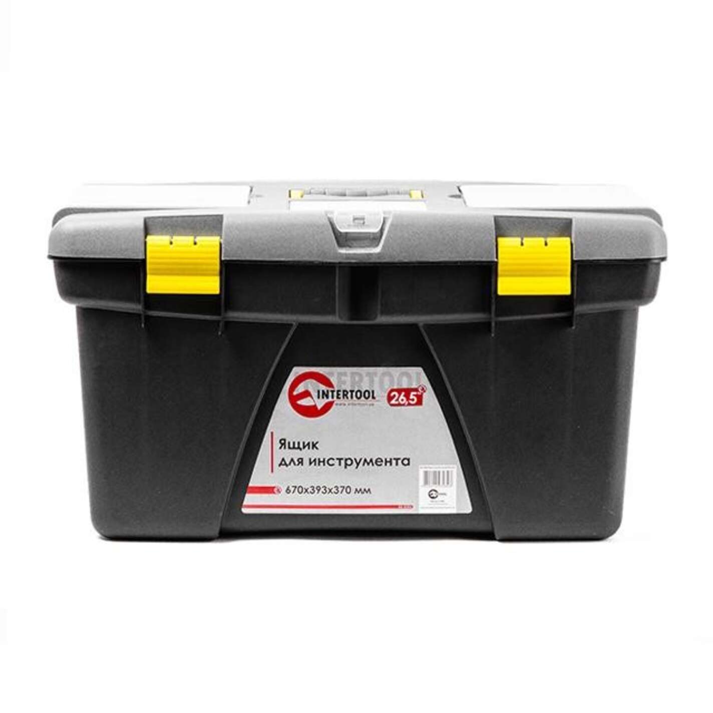 Ящик для инструмента 26.5 670*393*370мм INTERTOOL