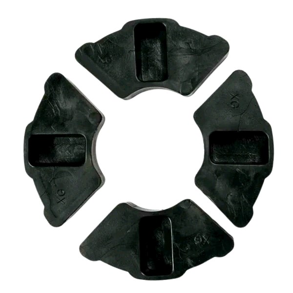 Резинка демпферная Zongshen, Lifan 125/150 (4 шт, силикон, черные) BBC