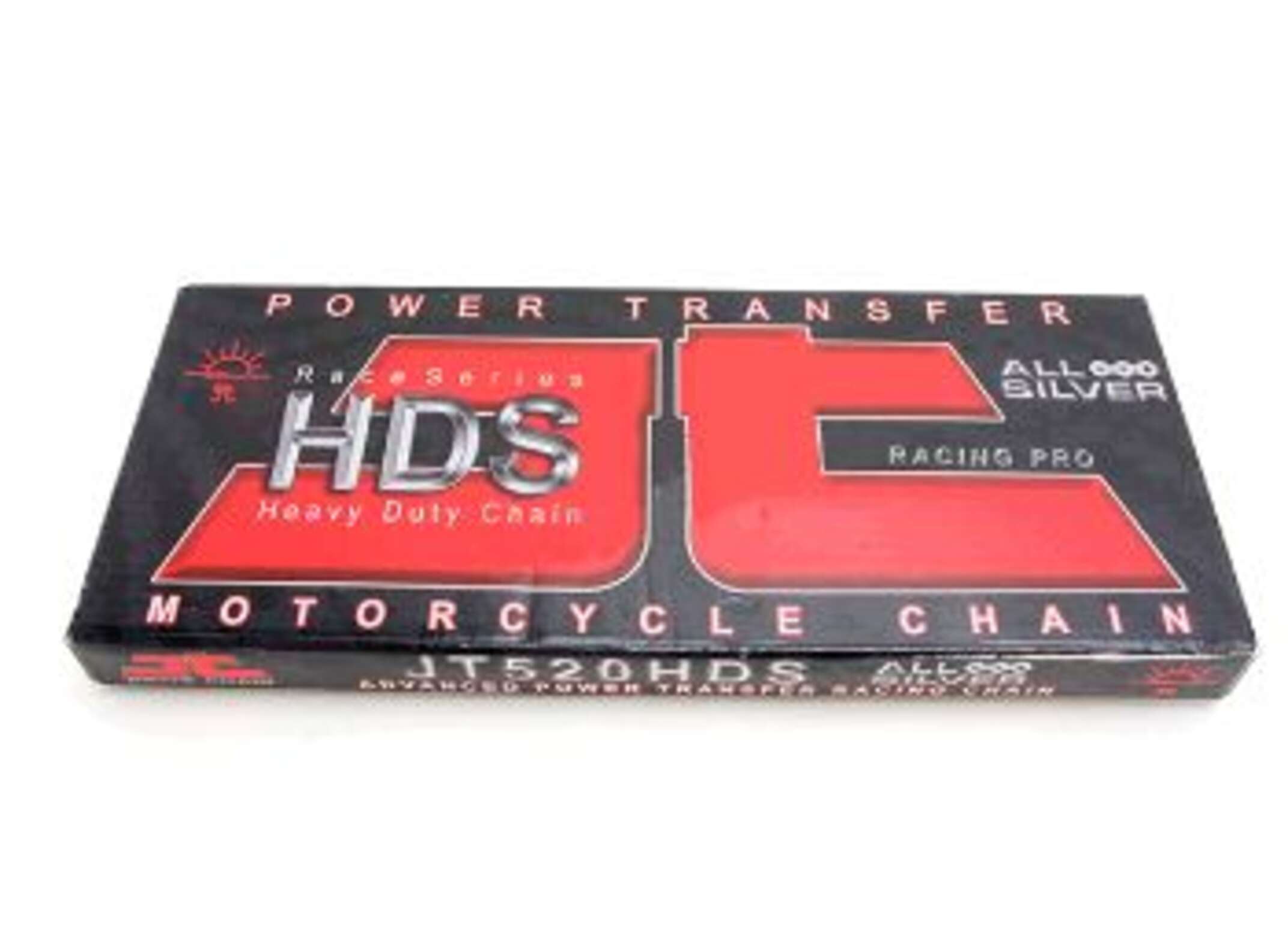 Цепь трансмиссии 520-120H (JTC520HDS120SL) (серебро, до 500 см3) (Япония) JT SPROCKETS