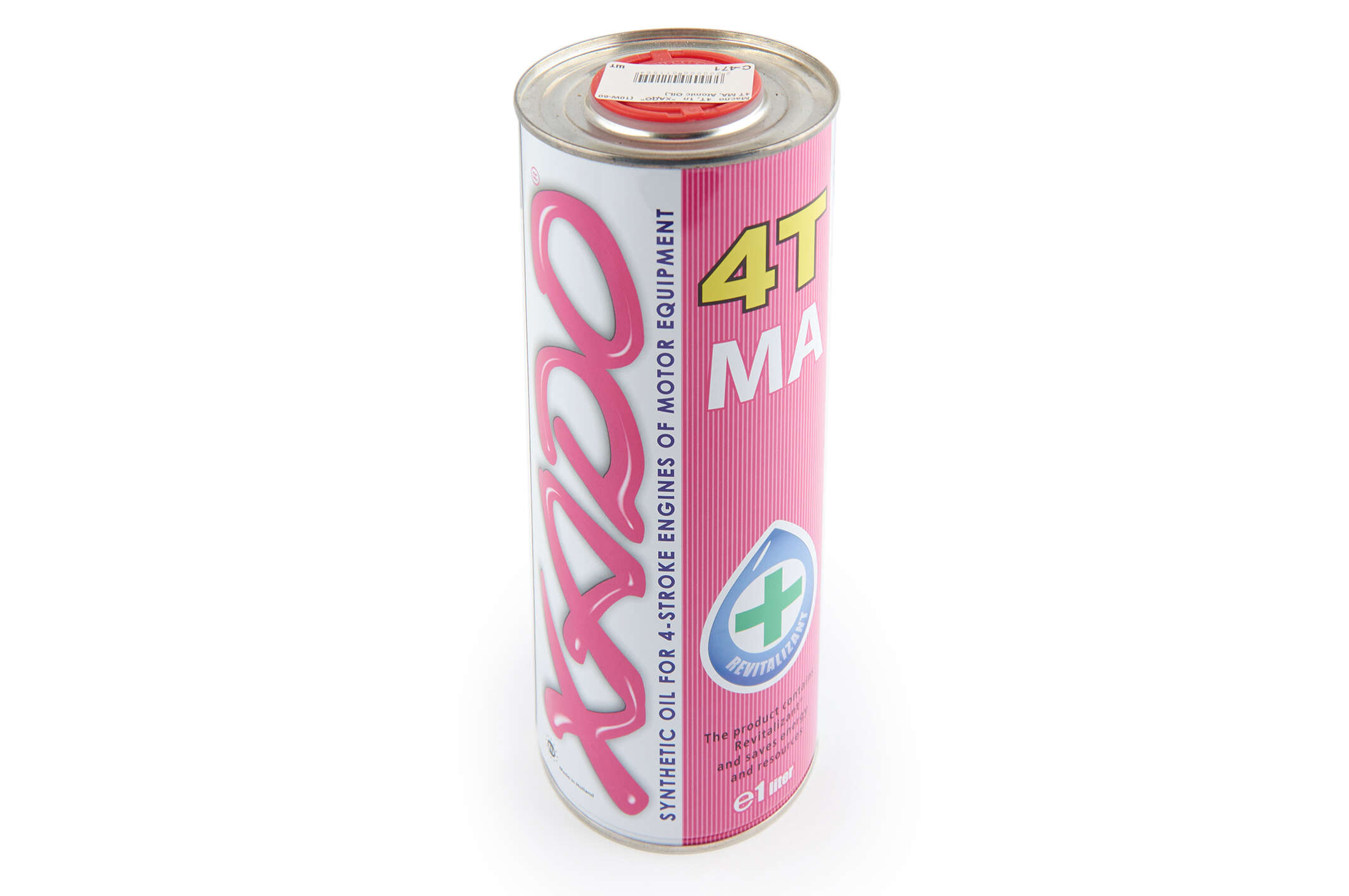 Масло 4T, 1л (синтетика, 10W-60 4T MA, Atomic OIL) ХАДО