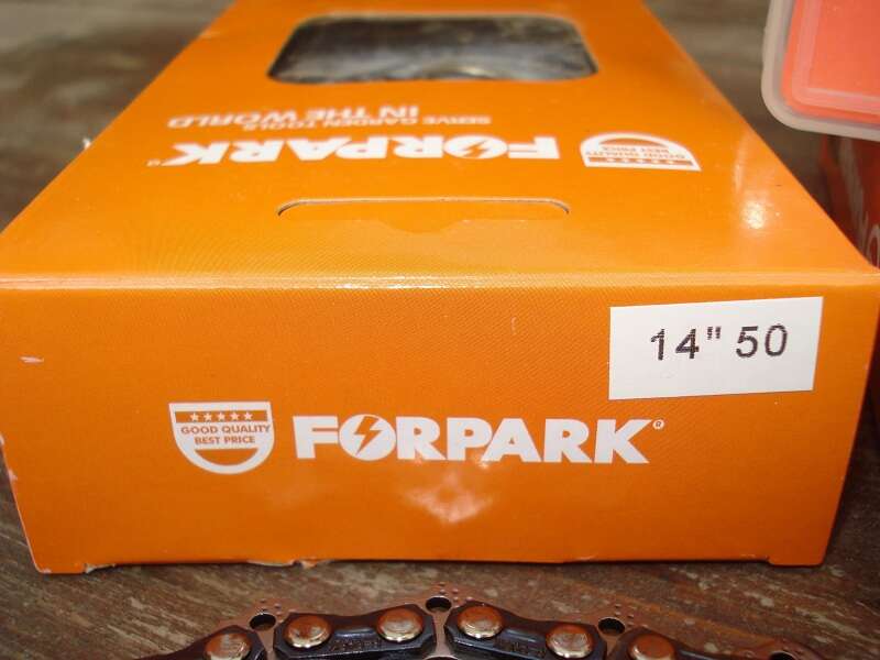 Цепь пильная 3/8, 1.3mm, 50зв, серп, под шину 14 (35см) для St 180-250 FORPARK