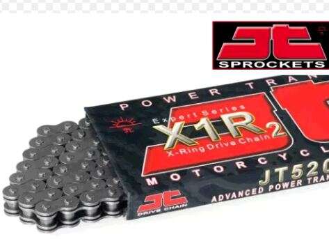 Цепь трансмиссии 520-120H X-Ring (сальниковая) (JTC520X1R2NN120DL) (серебро, до 800 см3) (Япония) JT SPROCKETS