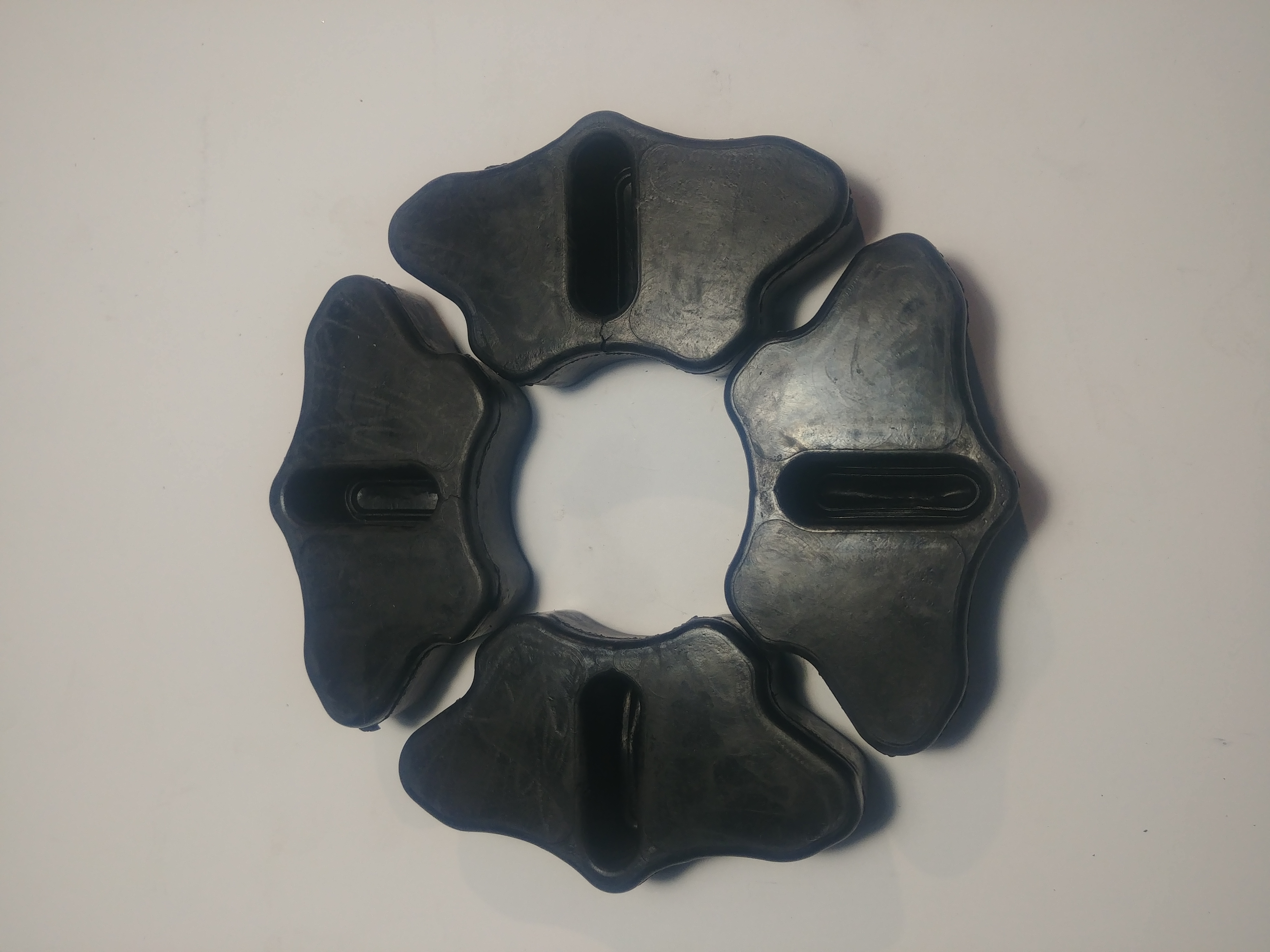 Резинка демпферная Zongshen, Musstang, Shineray 150/200 (4шт, черная) ZV