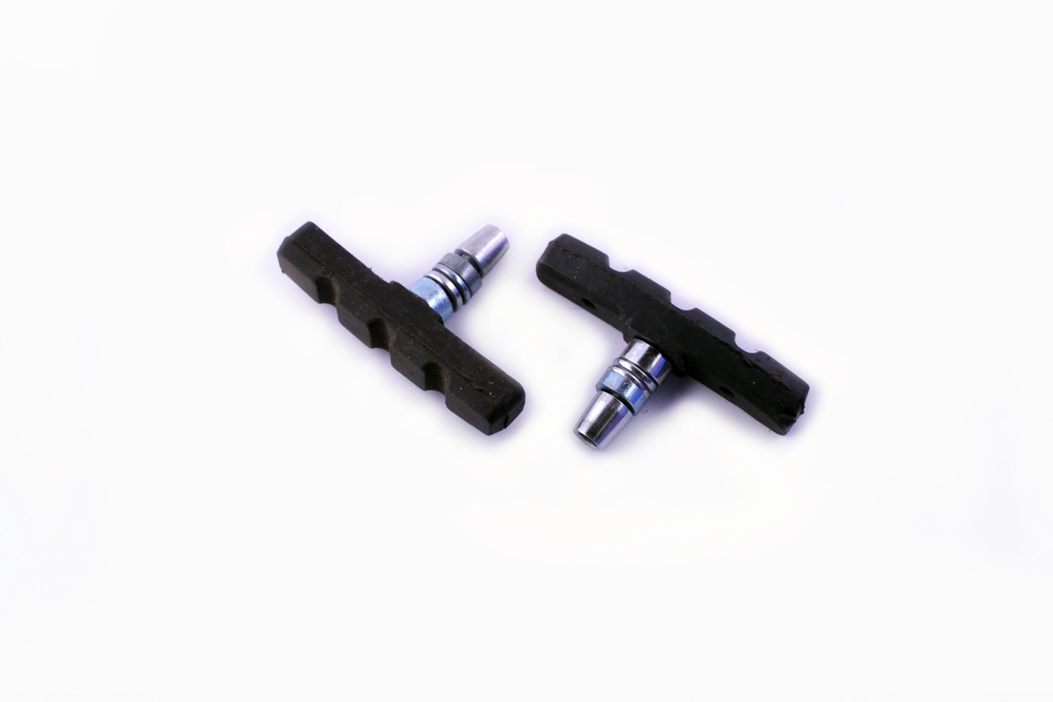 Колодки тормозные велосипедные (ободные, V-brake) (черные) BDRK