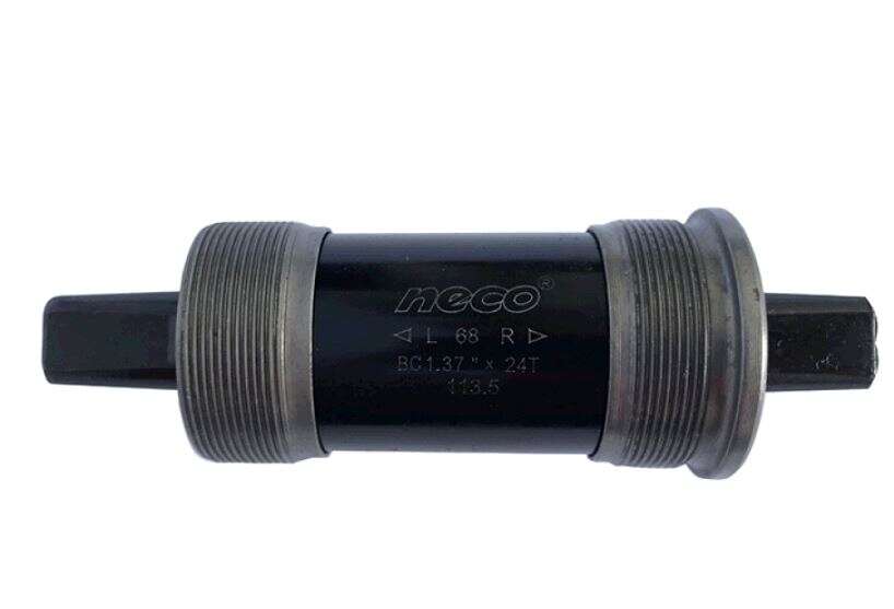 Каретка велосипедная неразборная (квадрат) (L-113mm) (B910) (Neco) KL