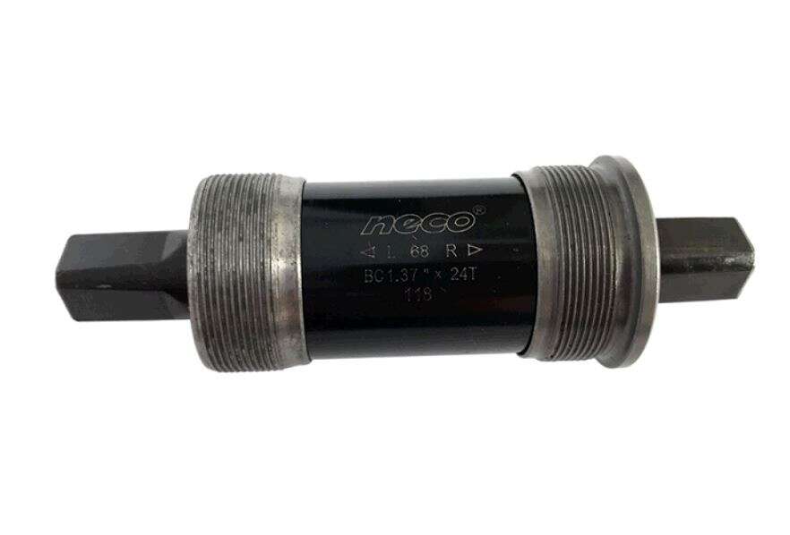 Каретка велосипедная неразборная (квадрат) (L-118mm) (B910) (NECO) KL