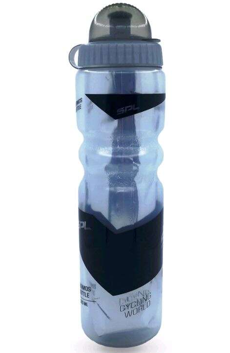 Велосипедная фляга (термо, защитная крышка, прозрачная) (500ml) (Spelli) FM
