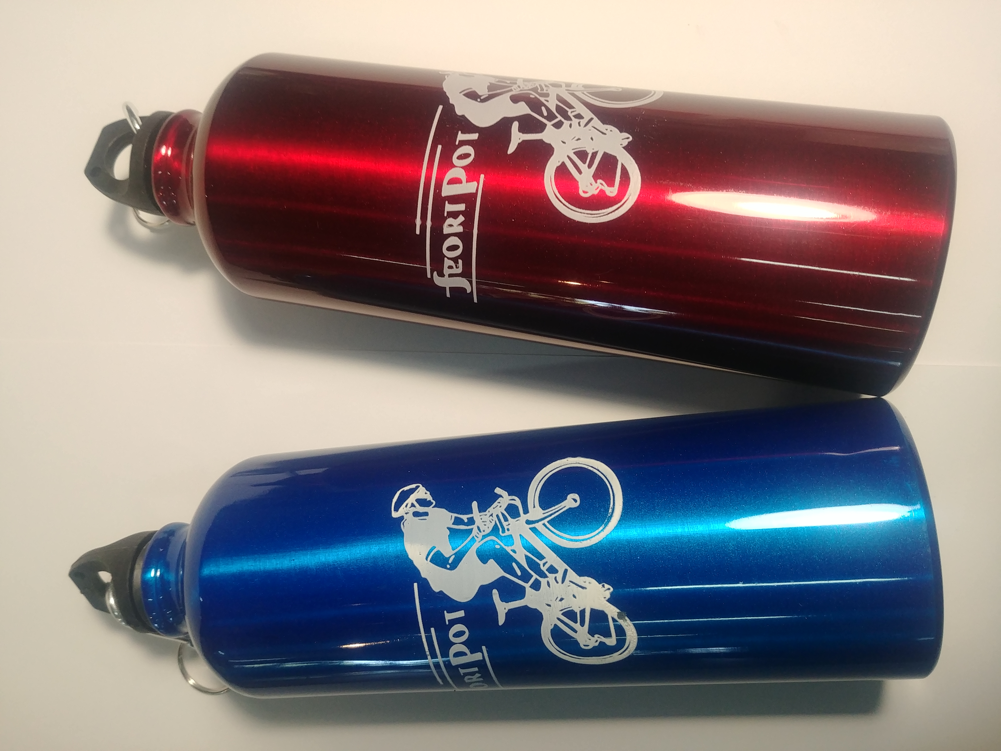 Велосипедная фляга (алюминиевая) (750ml) (цвет в ассортименте) FM