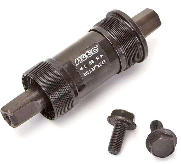 Каретка велосипедная неразборная (квадрат) (L-117.5mm) NECO FM