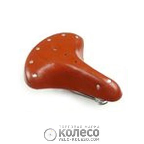 Седло велосипедное СССР (красное) FM-3