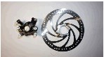 Диск тормозной велосипедный (+суппорт, R-180mm) SHUNFENG BBC