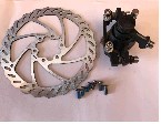 Диск тормозной велосипедный (+суппорт, болты , R-160mm) ALHONGA, Тайвань BBC