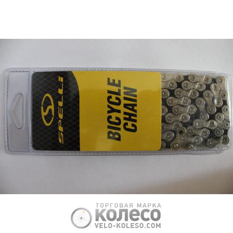 Цепь велосипедная (1/2х3/32 114L, 6-9 ск) Spelli SCH-800( 8SPD) , для 8-риковых трансмиссий FM-2