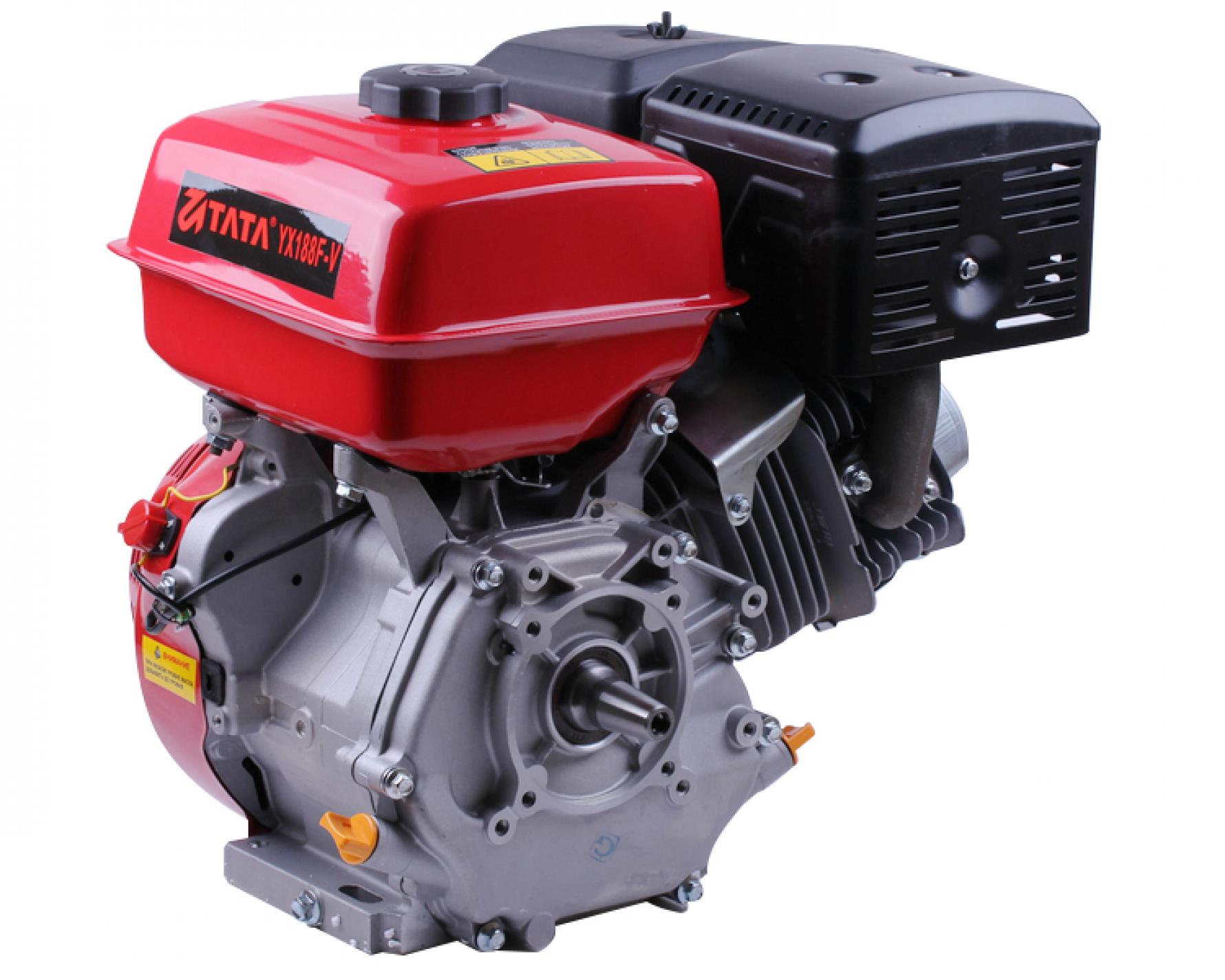 Двигатель м/б 188F (13 Hp) (полный комплект) (вал Ø 25мм, под конус) AMG