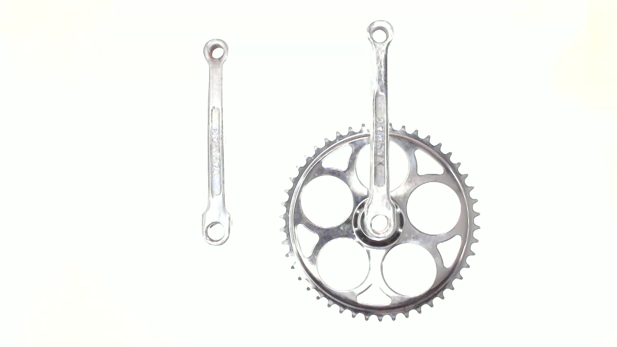 Звезда велосипедная (передняя) 46T (+2 шатуна L-170mm, круг, хром) DS