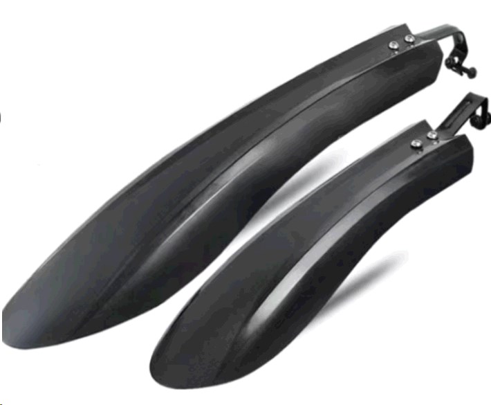 Крылья велосипедные (MTB) (черные, пластик) SIMPLA HAMMER SDS (колесо 24-28) OEM