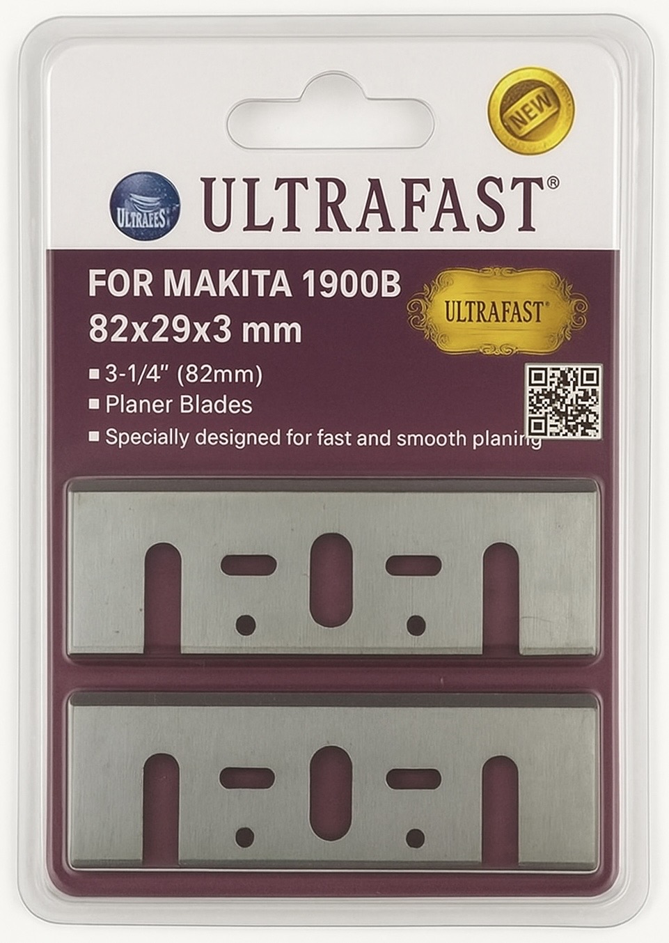 Нож рубанок 82 мм Макita широкий AZT