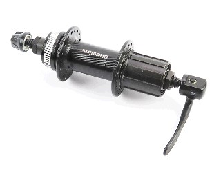 Втулка заднего колеса велосипеда (36 спиц, 14G) под кассету 8-10зв, Disk-brake Center Lock, креп. эксцентрик, черная FH-TX505 KS-4