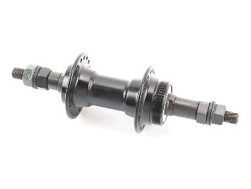 Втулка заднего колеса велосипеда (36 спиц, 14G) под свободобег, V-brake, креп. гайка, черная FB-A201 KS-4