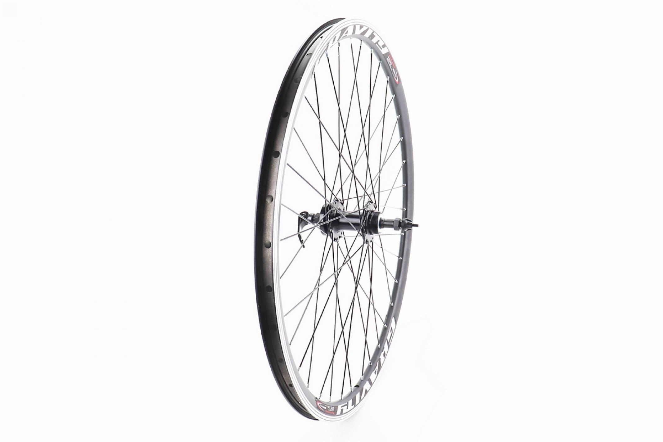 Обод велосипедный (в сборе) 27,5 заднее Disk-brake, обод капля и втулка 14Gx36H алюминиевые NECO MS31R, под вольнобег, крепл. эксцентрик KS