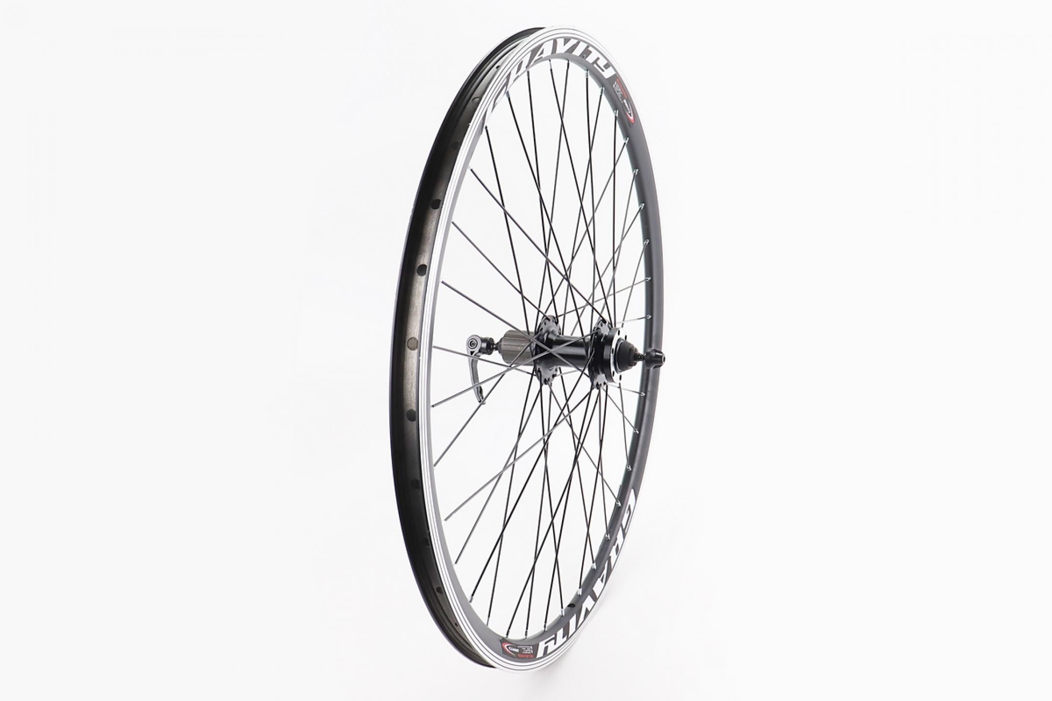 Обод велосипедный (в сборе) 27,5 заднее Disk-brake, обод капля и втулка 14Gx36H алюминиевые NECO MS37R, под кассету 8-9зв, крепл. эксцентрик KS