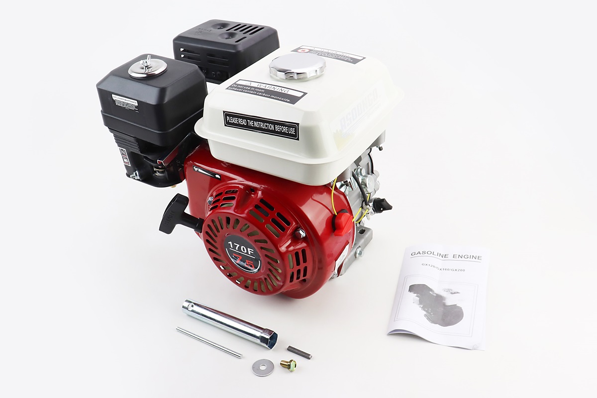 Двигатель м/б 170F (7,5Hp) (вал Ø 20мм, под шпонку) KS