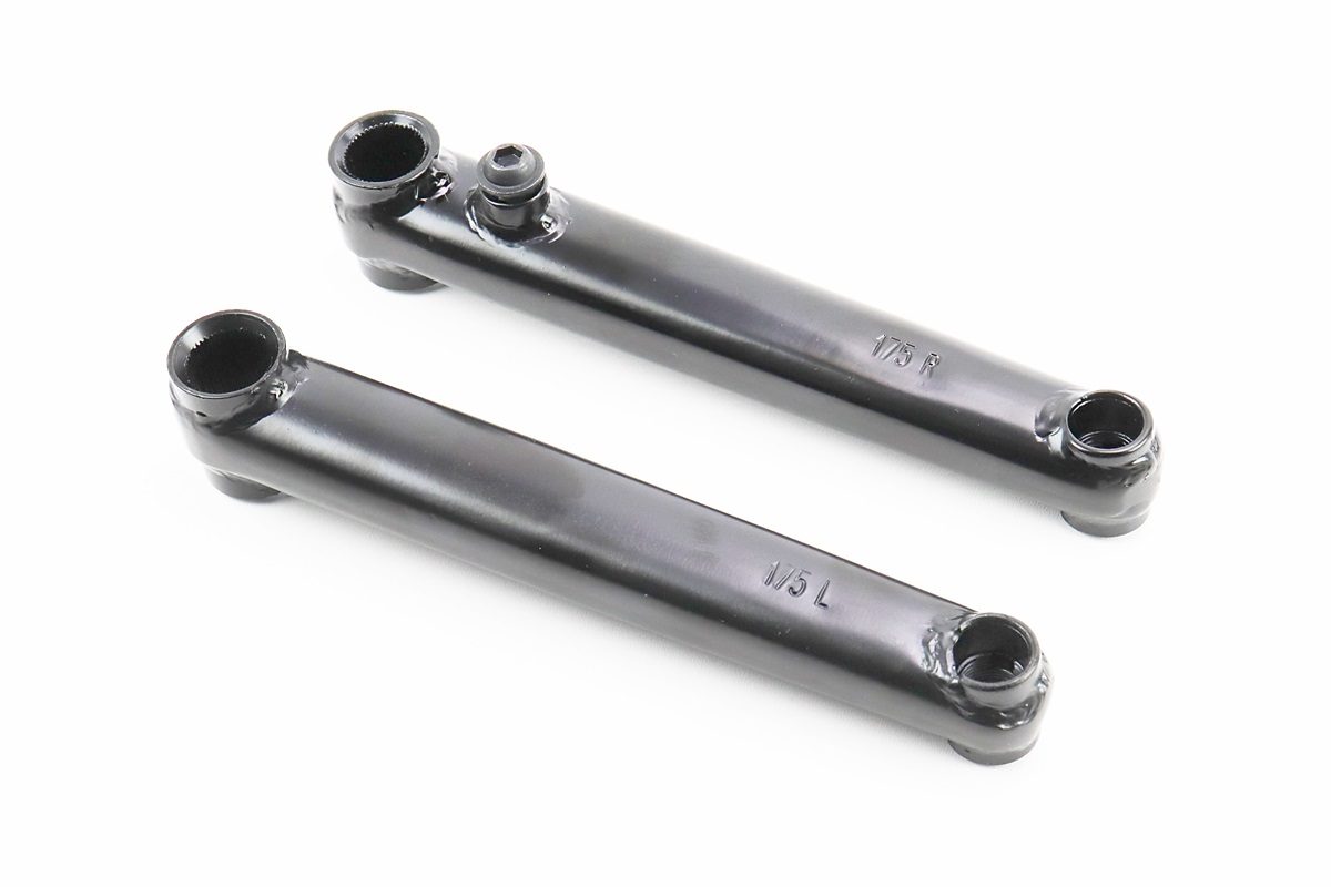 Шатуны велосипедные шлицы 48T-19мм 175мм BMX, чёрные KL-8800S KS